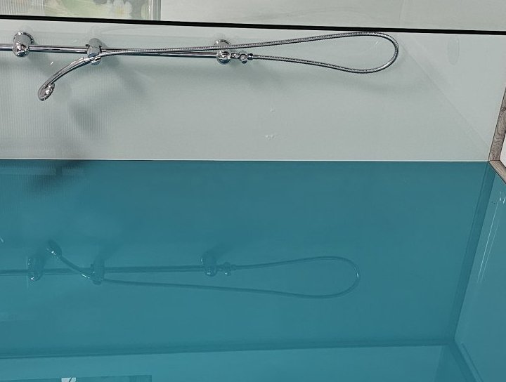 Paroi de douche fixe